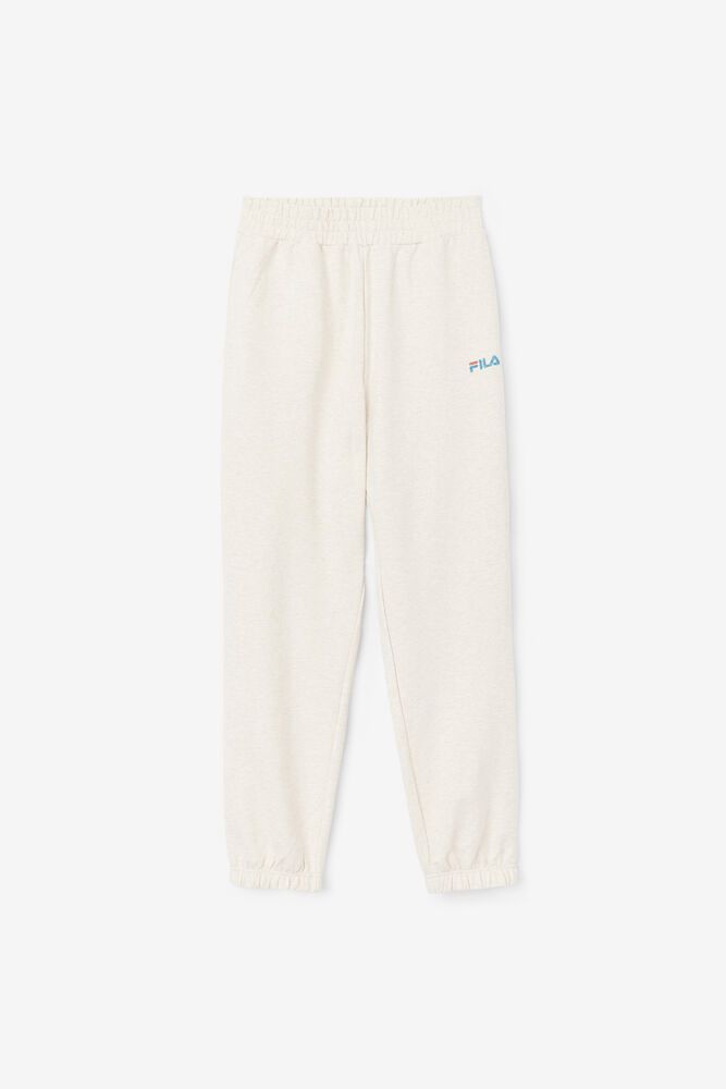 Fila Bukse Dame Hvite Ziva Oversized Jogger 241367-KTP